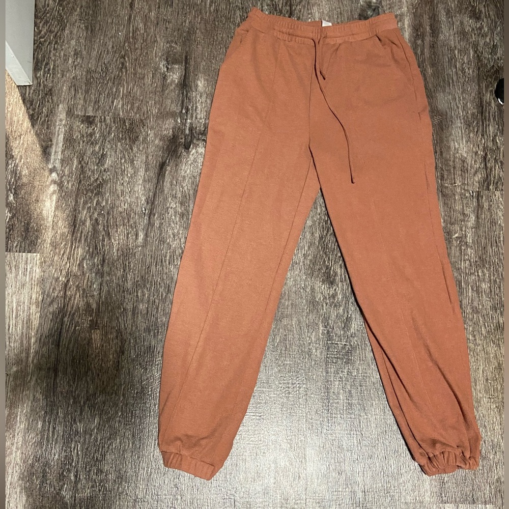 Rust Orange Jogger Pants